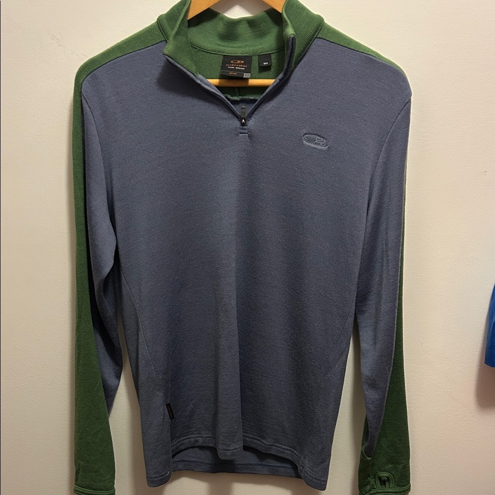 Icebreaker Two-Tone Quarter-Zip Pullover